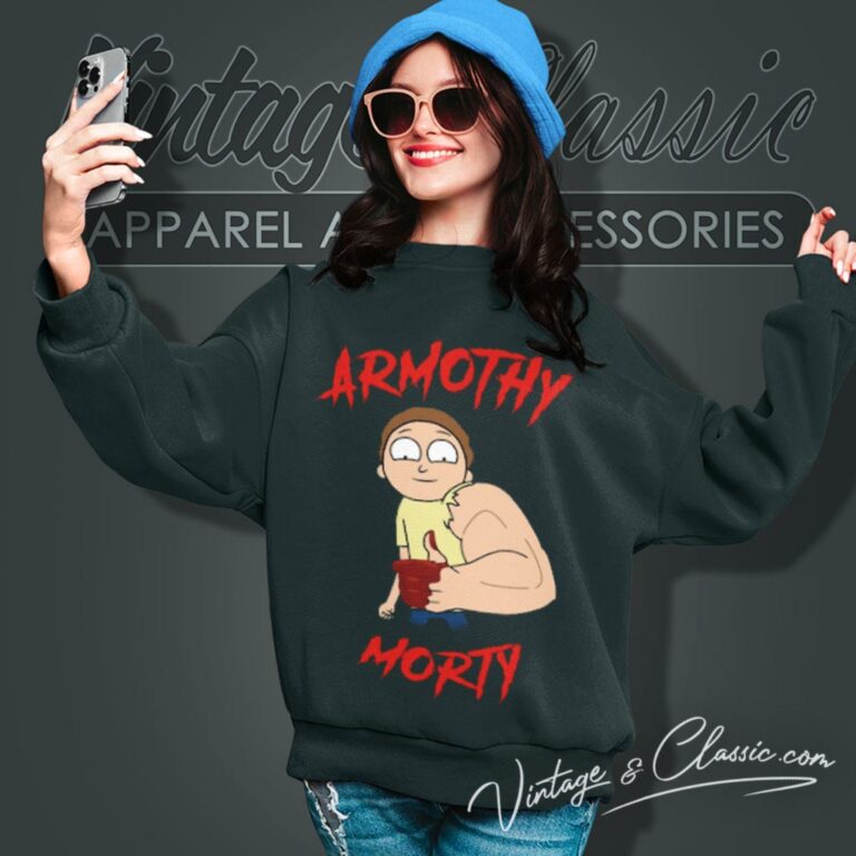 Rick And Morty Armothy Sweatshirt Rick And Morty Armothy Sweatshirt