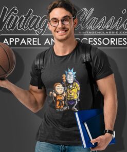 Rick And Morty As Dragon Ball Son Goku And Master Roshi T Shirt