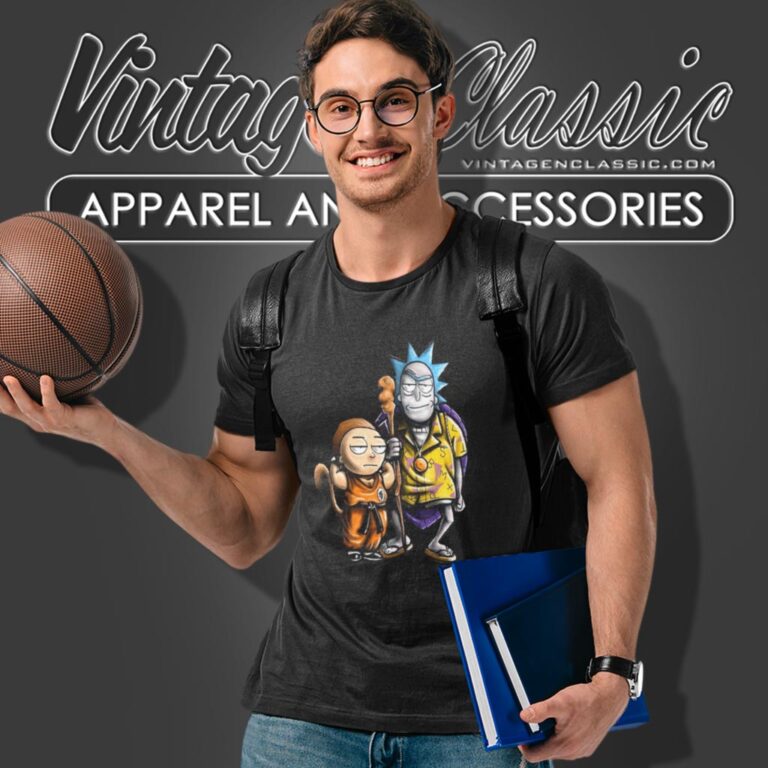 Rick And Morty As Dragon Ball Son Goku And Master Roshi T Shirt Rick And Morty As Dragon Ball Son Goku And Master Roshi T Shirt