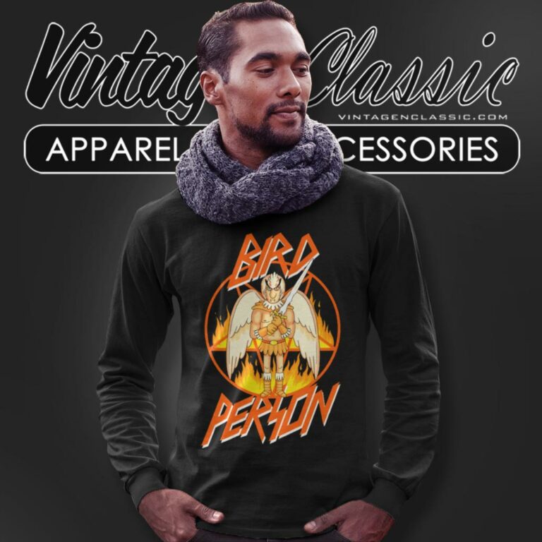 Rick And Morty Bird Person Long Sleeve Tee Rick And Morty Bird Person Long Sleeve Tee