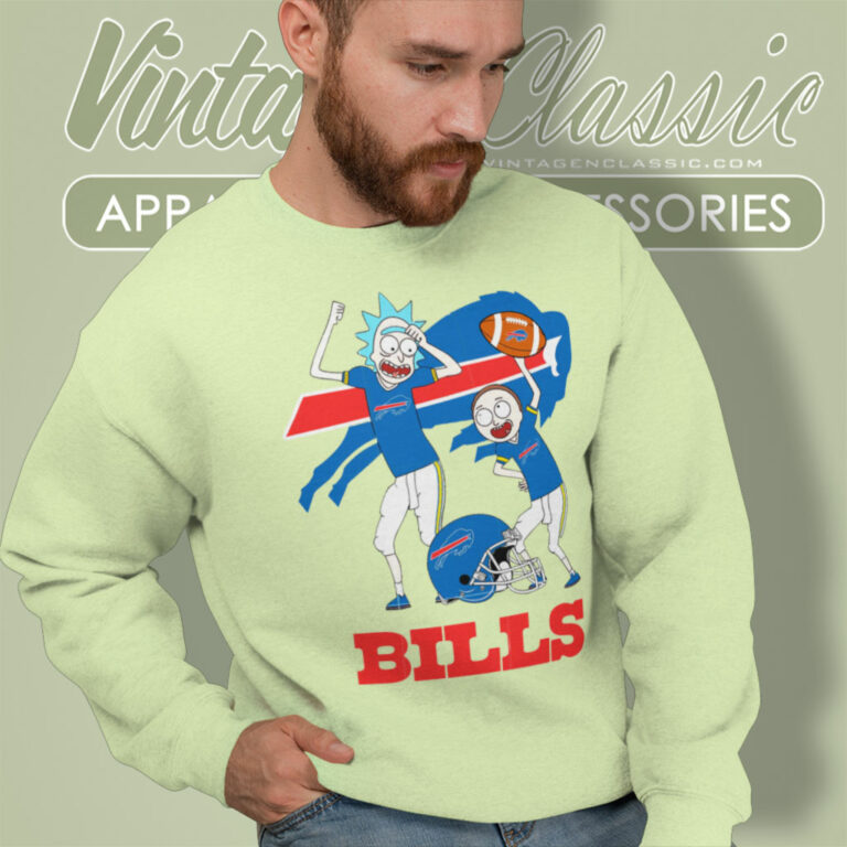 Rick And Morty Buffalo Bills Sweatshirt Rick And Morty Buffalo Bills Sweatshirt