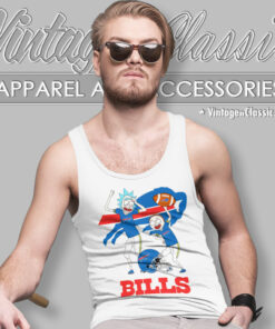 Rick And Morty Buffalo Bills Tank Top Racerback
