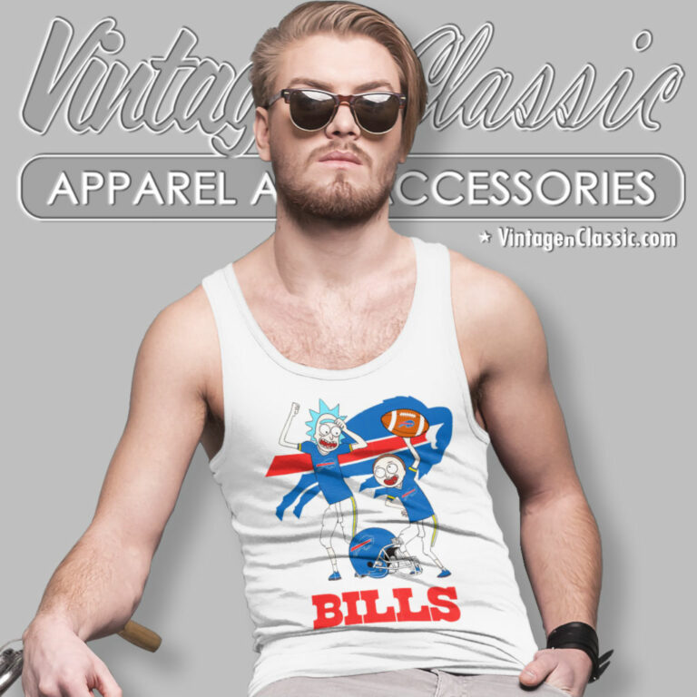 Rick And Morty Buffalo Bills Tank Top Racerback Rick And Morty Buffalo Bills Tank Top Racerback