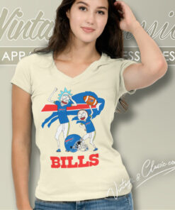 Rick And Morty Buffalo Bills V Neck TShirt