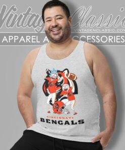 Rick And Morty Cincinnati Bengals Tank Top Racerback