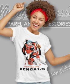 Rick And Morty Cincinnati Bengals Women T Shirt