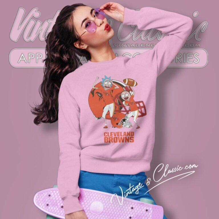 Rick And Morty Cleveland Browns Sweatshirt Rick And Morty Cleveland Browns Sweatshirt