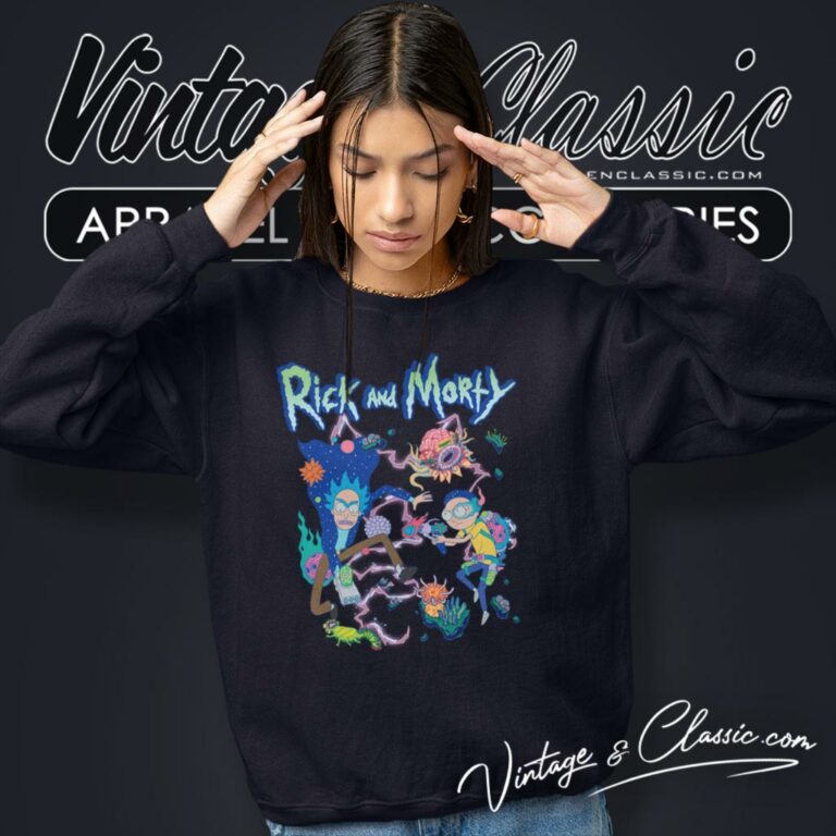 Rick And Morty Creature Sweatshirt Rick And Morty Creature Sweatshirt