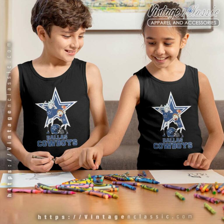 Rick And Morty Dallas Cowboys Kids Tank Top Racerback Rick And Morty Dallas Cowboys Kids Tank Top Racerback