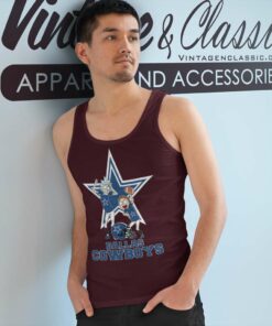 Rick And Morty Dallas Cowboys Tank Top Racerback