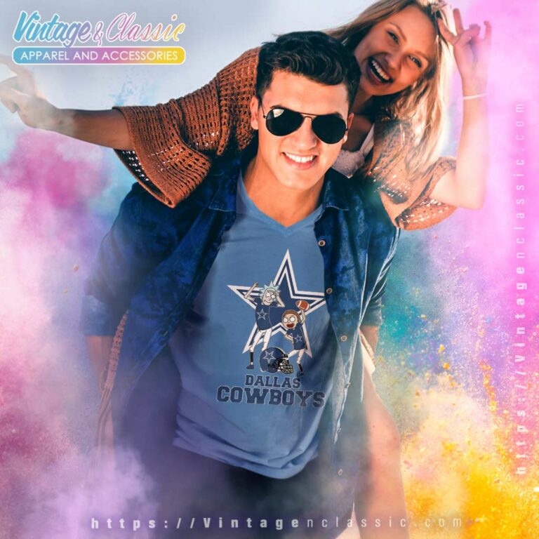 Rick And Morty Dallas Cowboys V Neck TShirt Rick And Morty Dallas Cowboys V Neck TShirt