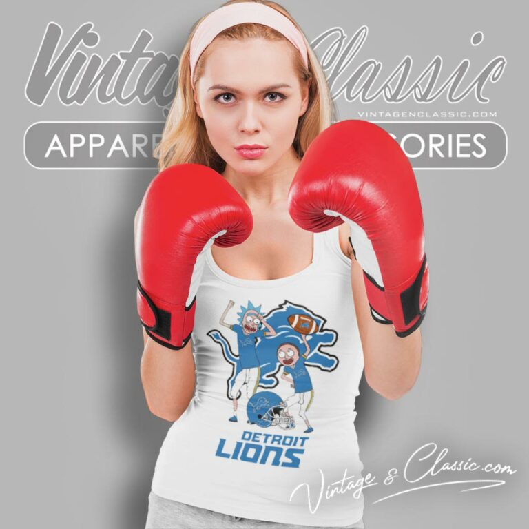 Rick And Morty Detroit Lions Tank Top Racerback Rick And Morty Detroit Lions Tank Top Racerback