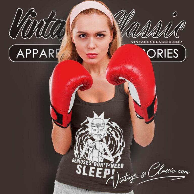 Rick And Morty Geniuses Dont Need Sleep Tank Top Racerback Rick And Morty Geniuses Dont Need Sleep Tank Top Racerback