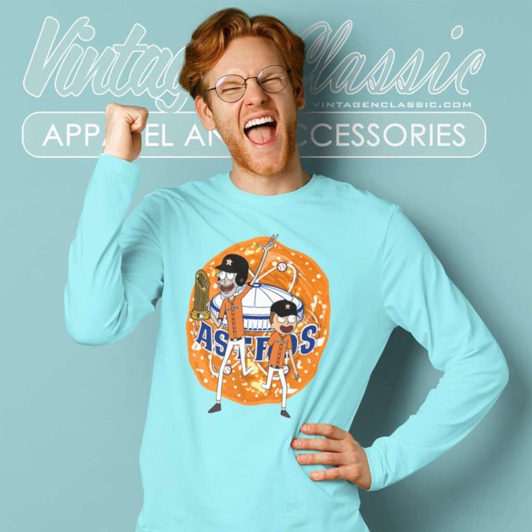 Rick And Morty Houston Astros World Series Champions Long Sleeve Tee Rick And Morty Houston Astros World Series Champions Long Sleeve Tee
