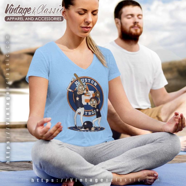 Rick And Morty Houston Astros World V Neck TShirt Rick And Morty Houston Astros World V Neck TShirt