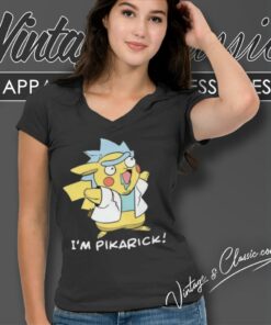 Rick And Morty Im Pikarick V Neck TShirt
