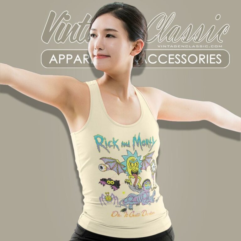 Rick And Morty It Gets Darker Tank Top Racerback Rick And Morty It Gets Darker Tank Top Racerback
