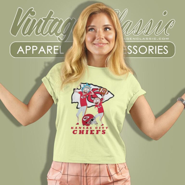 Rick And Morty Kansas City Chiefs Women T Shirt Rick And Morty Kansas City Chiefs Women T Shirt