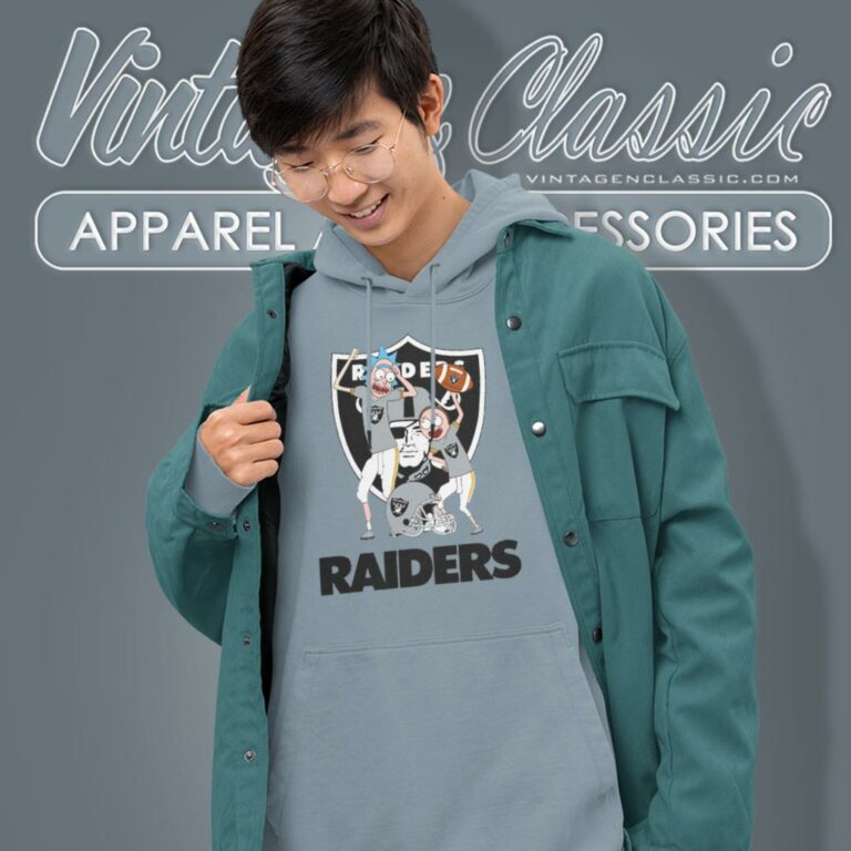 Rick And Morty Las Vegas Raiders Hoodie Rick And Morty Las Vegas Raiders Hoodie