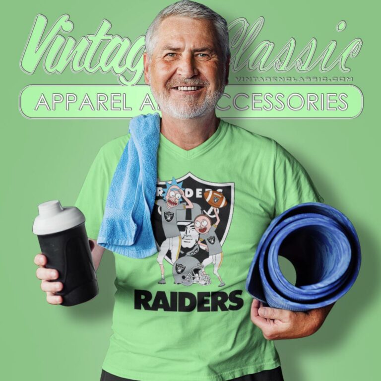 Rick And Morty Las Vegas Raiders V Neck TShirt Rick And Morty Las Vegas Raiders V Neck TShirt