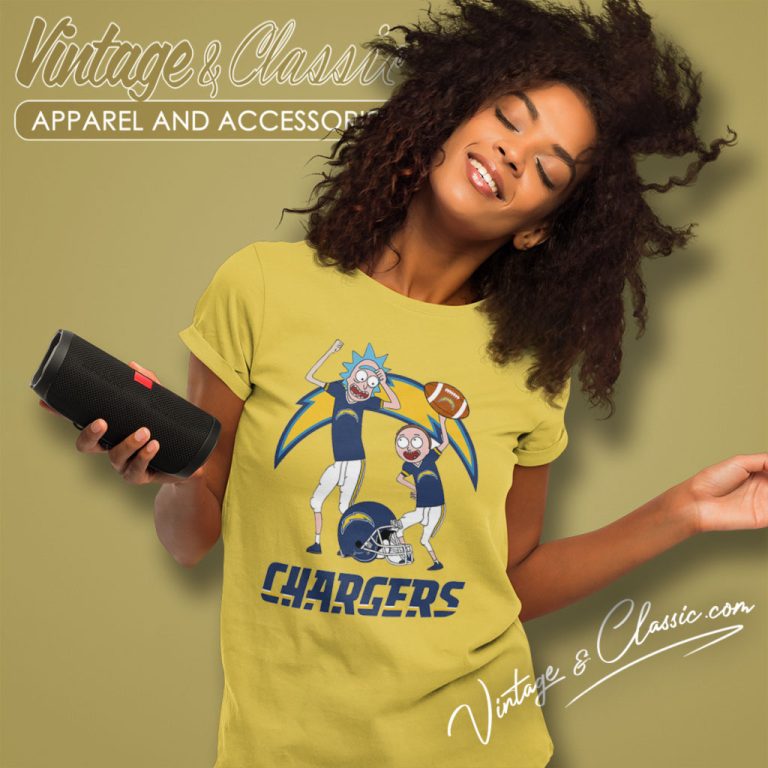 Rick And Morty Los Angeles Chargers Women T Shirt Rick And Morty Los Angeles Chargers Women T Shirt