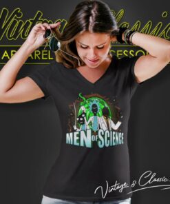 Rick And Morty Men Of Science V Neck TShirt