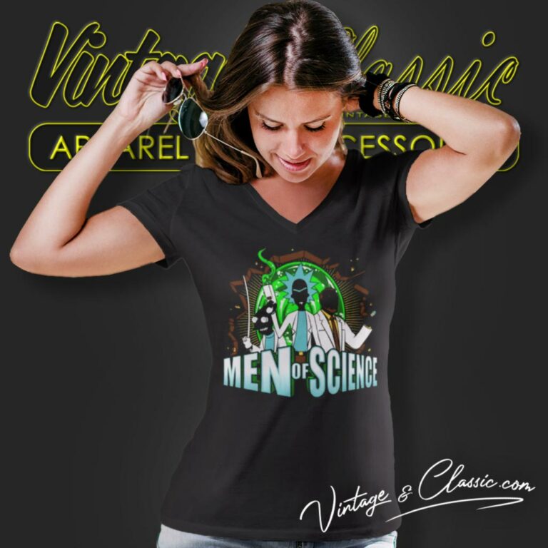 Rick And Morty Men Of Science V Neck TShirt Rick And Morty Men Of Science V Neck TShirt