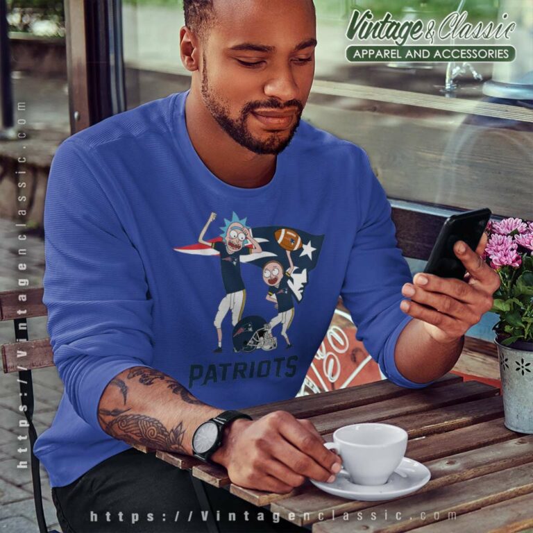 Rick And Morty New England Patriots Sweatshirt Rick And Morty New England Patriots Sweatshirt