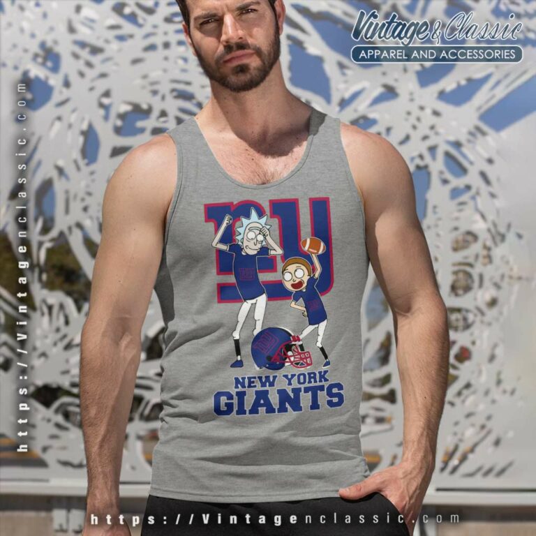 Rick And Morty New York Giants Tank Top Racerback Rick And Morty New York Giants Tank Top Racerback