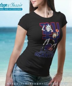 Rick And Morty New York Giants Women TShirt