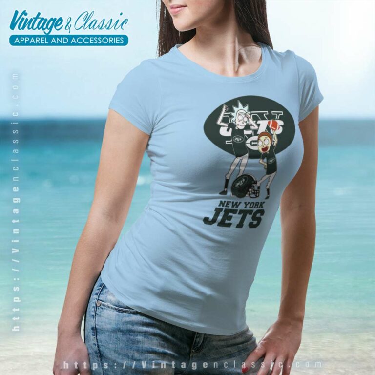 Rick And Morty New York Jets Women TShirt Rick And Morty New York Jets Women TShirt
