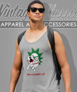 Rick And Morty Pennywise We All Set Schwifty Down Here Tank Top Racerback