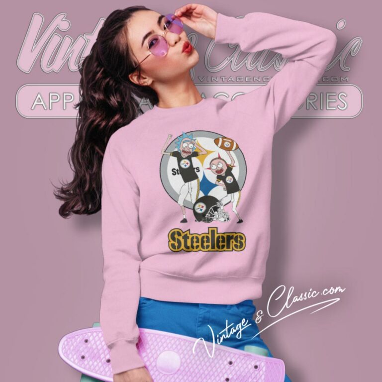 Rick And Morty Pittsburgh Steelers Sweatshirt Rick And Morty Pittsburgh Steelers Sweatshirt
