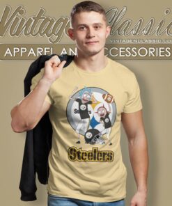 Rick And Morty Pittsburgh Steelers T Shirt