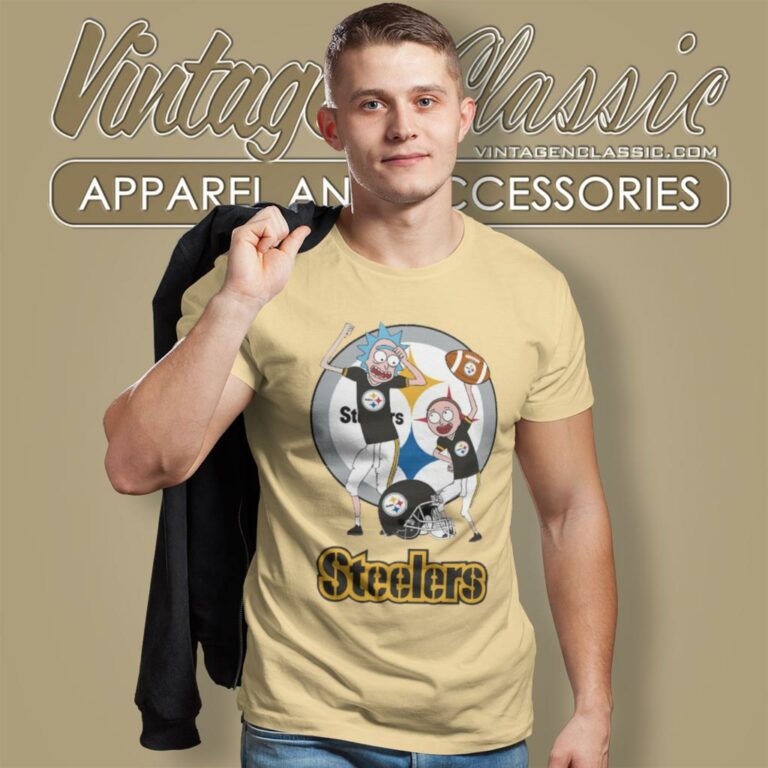 Rick And Morty Pittsburgh Steelers T Shirt Rick And Morty Pittsburgh Steelers T Shirt