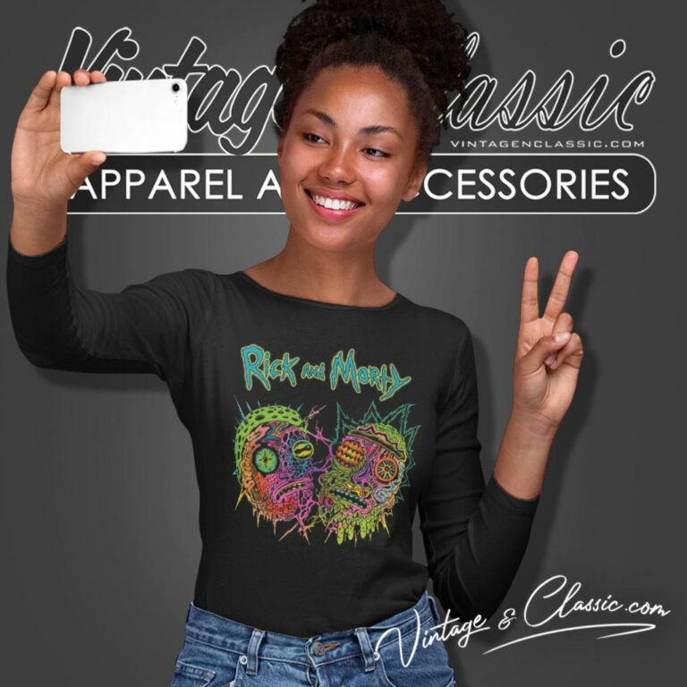 Rick And Morty Psychedelia Long Sleeve Tee Rick And Morty Psychedelia Long Sleeve Tee