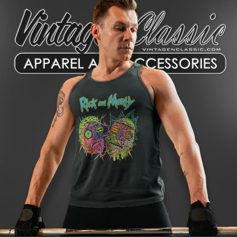 Rick And Morty Psychedelia Tank Top Racerback Rick And Morty Psychedelia Tank Top Racerback