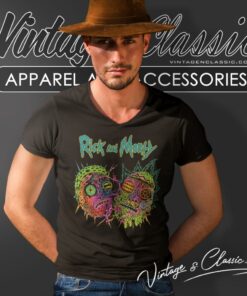 Rick And Morty Psychedelia V Neck TShirt