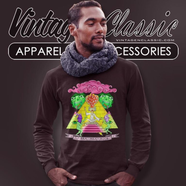 Rick And Morty Pyramid Long Sleeve Tee Rick And Morty Pyramid Long Sleeve Tee