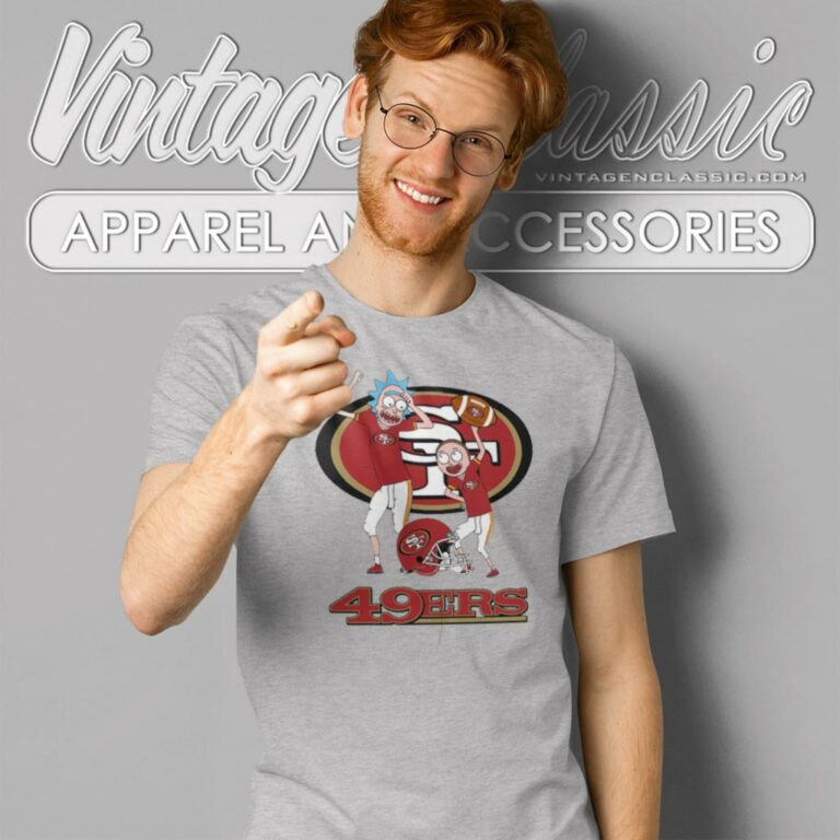Rick And Morty San Francisco 49ers T Shirt Rick And Morty San Francisco 49ers T Shirt