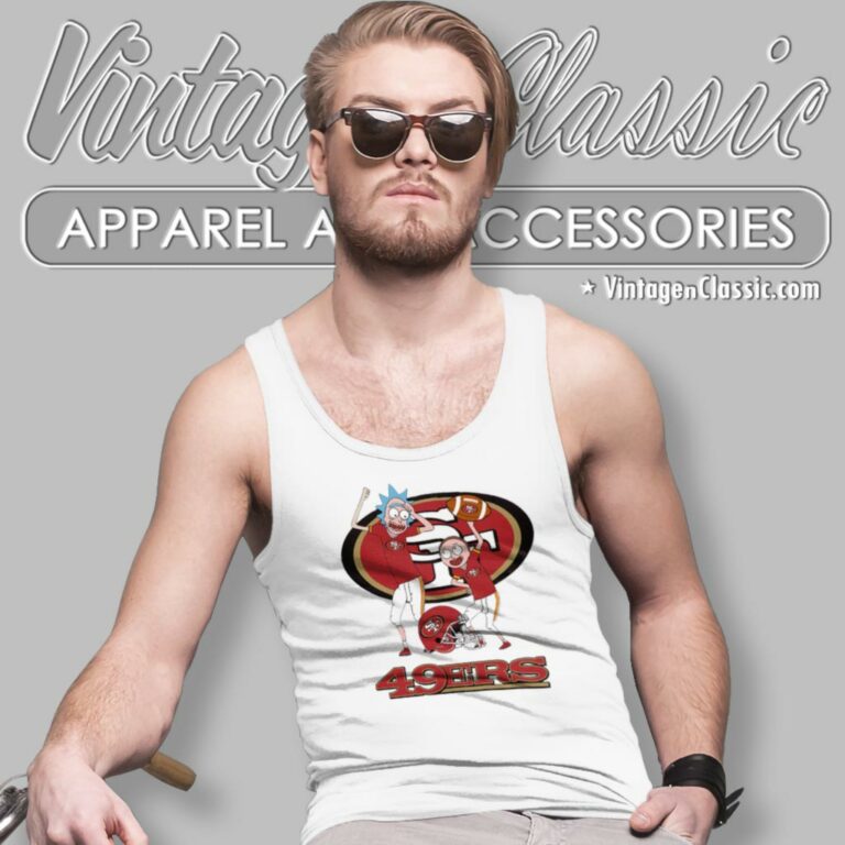 Rick And Morty San Francisco 49ers Tank Top Racerback Rick And Morty San Francisco 49ers Tank Top Racerback