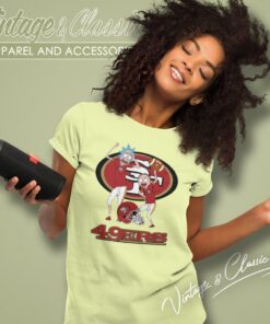 Rick And Morty San Francisco 49ers Shirt 6 Rick And Morty San Francisco 49ers Women T Shirt