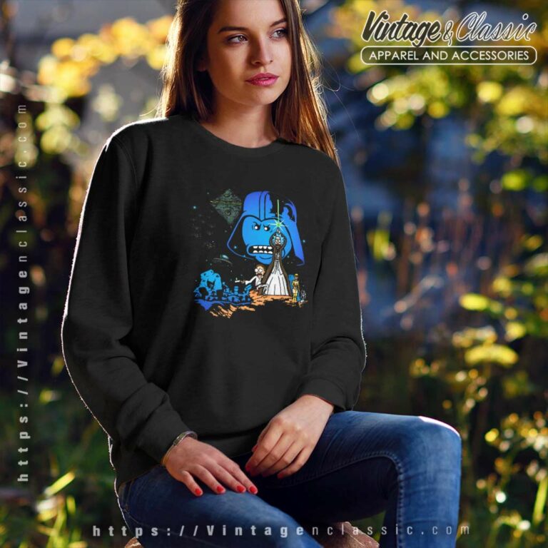 Rick And Morty Star Wars Sweatshirt Rick And Morty Star Wars Sweatshirt
