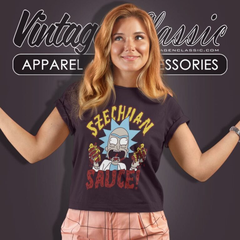 Rick And Morty Szechuan Dipping Sauce Women T Shirt Rick And Morty Szechuan Dipping Sauce Women T Shirt