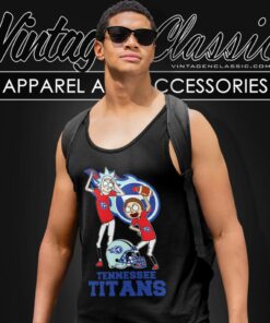 Rick And Morty Tennessee Titans Tank Top Racerback