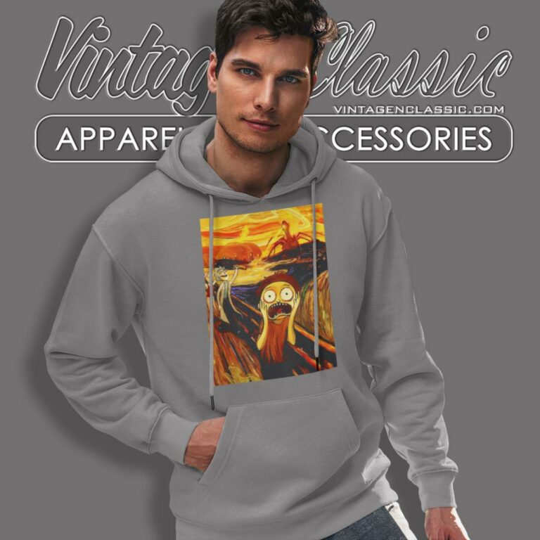 Rick And Morty The Scream Painting Hoodie Rick And Morty The Scream Painting Hoodie