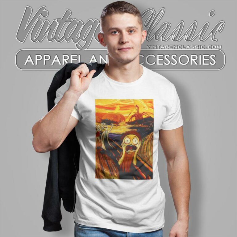 Rick And Morty The Scream Painting T Shirt Rick And Morty The Scream Painting T Shirt