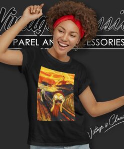 Rick And Morty The Scream Painting Women T Shirt