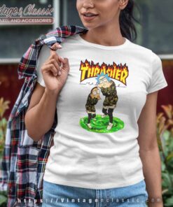 Rick And Morty Thrasher Women TShirt