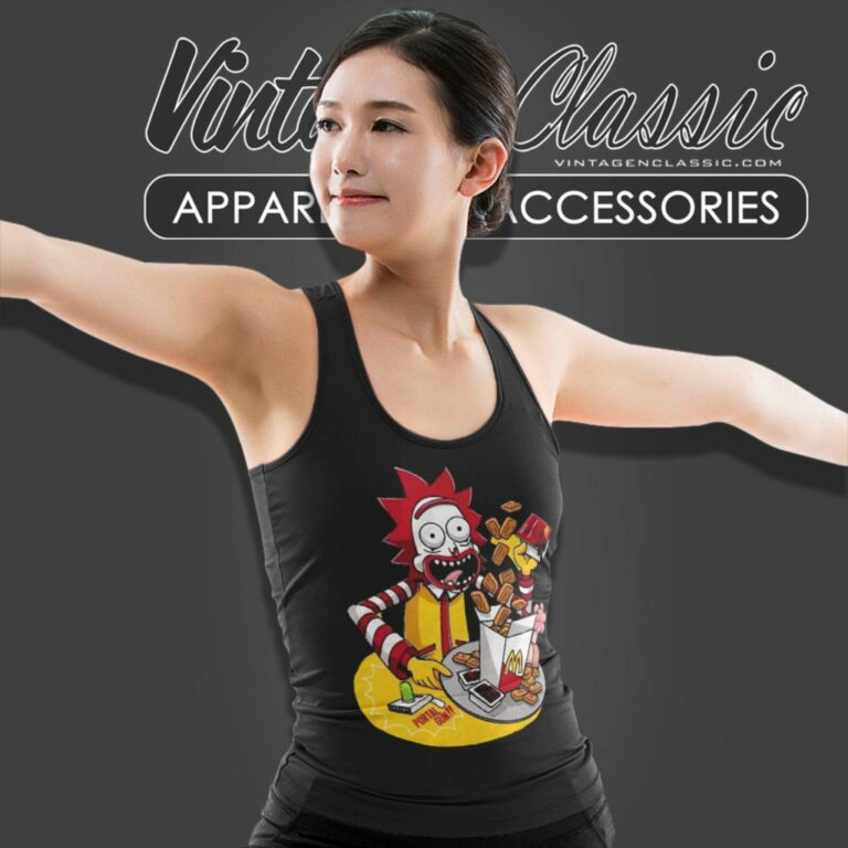 Rick And Morty X Mcdonalds Tank Top Racerback Rick And Morty X Mcdonalds Tank Top Racerback